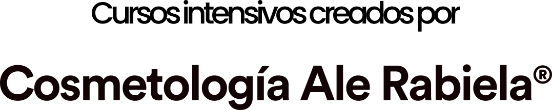 Cursos intensivos creados por Cosmetología Ale Rabiela